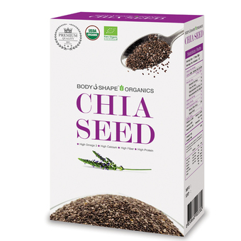 Body shape Organic Chia seed เมล็ดเจีย อาหารเสริมลดน้ำหนัก เสริมสุขภาพ 320 กรัม