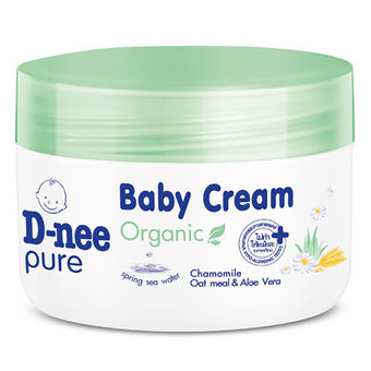 D-Nee Pure Baby Cream กลิ่น Organic 50 กรัม แพ็ค 3