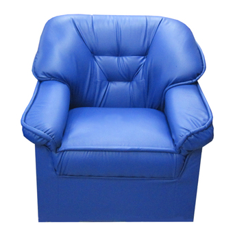 ENZIO โซฟาเดี่ยวหุ้มหนัง รุ่น Single sofa upholstered leather (สีน้ำเงิน-คละแบบ)