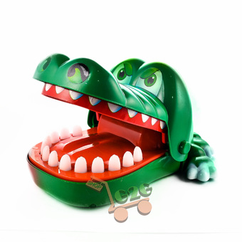 G2G จระเข้จอมงับ Crocodile BIG Mouth Dentist Bite Finger Game Prank Funny Toy Gift For Kids Adult