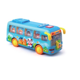 Huile Toys รถโรงเรียนจิ๋วมหาสนุก Shaking School bus (Multicolor)