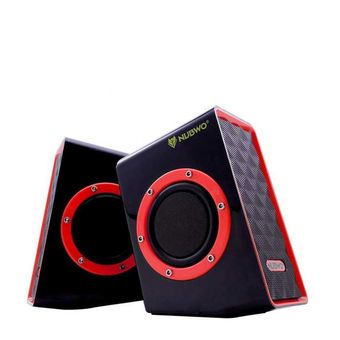 NUBWO Acoustica Extra Bass ลำโพง USB รุ่น NS-001 - สีแดง