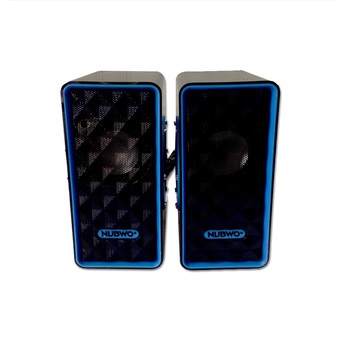NUBWO ลำโพงคอม USB หมาป่า รุ่น-NS- 001 - สีฟ้า