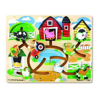 Melissa and Doug Farm Maze Puzzle - พัซเซิลเมซฟาร์ม