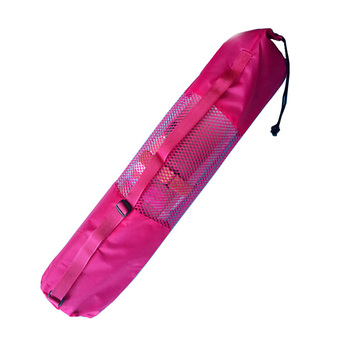 Fanco Sports backpack /yoga mat net bag/half mesh bag Rose Red - Intl