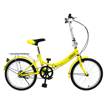 K-BIKE จักรยานพับได้ FOLDING BIKE 20 นิ้ว 1 speed รุ่น 20G101 (สีเหลือง)