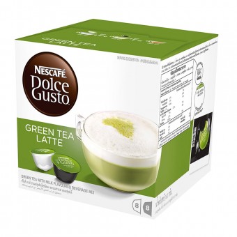 Nescafe Dolce Gusto Green Tea Latte แคปซูลกาแฟ จำนวน 1 กล่อง 16 แคปซูล