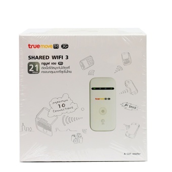 TRUEMOVE H 3G+ Pocket Wifi ใส่ Sim Shared WiFi 21 Mbps / MiFi ( White )