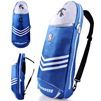 Men - Bags กระเป๋าแบดมินตัน กระเป๋าใส่รองเท้ากีฬา กระเป๋าใส่ไม้แบดมินตัน กระเป๋าใส่อุปกรณ์ลููกแบดมินตัน ( สีฟ้า )