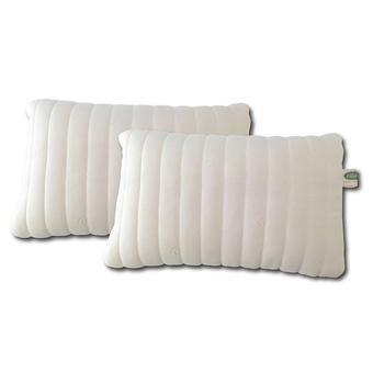 Ventry Latex Natural Touch Pillow หมอนยางพาราปั่น รุ่น Delight (สีขาว/ครีม) แพ็ค 2 ชิ้น