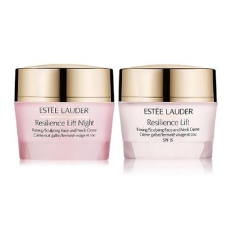 Estee Lauder Resilience Lift Firming Day Cream And Night Cream (15ml x 2 กระปุก)