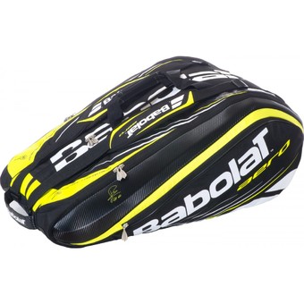 Babolat รุ่น Racket Holder X12 Aero - Black/Yellow