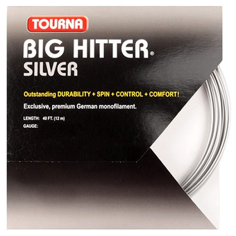 TOURNA BIG HITTER เอ็นไม้เท็นนิส Silver 40ft/12m.- 17 gauge