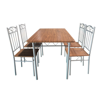TSF ชุดโต๊ะอาหาร 4 ที่นั่ง CARAMEL/9115 สีวอลนัท