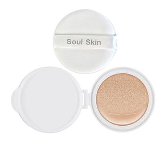 Soul Skin Refill Mineral Air CC Cushion No.21 SPF 50 PA+++โซลสกิน รีฟิล แป้งพัฟสูตรน้ำ ผิวขาวเหลือง-ผิวสองสี(1ชิ้น)
