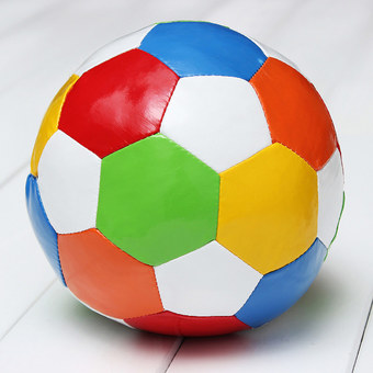 Autoleader 14.4cm Coloured Soft Indoor Foamee Foam Sponge Football Soccer Play Ball Toy - Intl