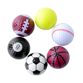 1 Set 6PCs Novelty Assorted Creative Golf Balls Fathers Day Best Present Gift (Intl)