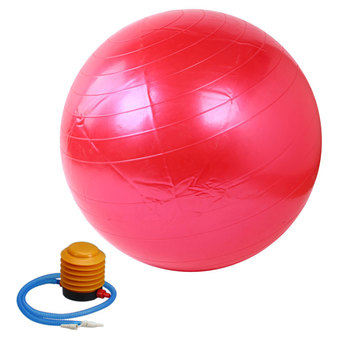 Kinglion Sport 85CM ลูกบอลโยคะผิวเรียบสีแดง Red Fitball Fitness Ball Yoga Ball Massage Ball
