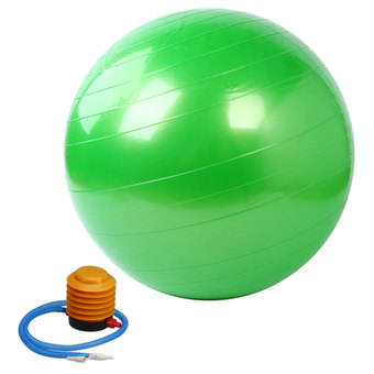 Kinglion Sport 75CM ลูกบอลโยคะผิวเรียบสีเขียว Green Fitball Fitness Ball Yoga Ball Massage Ball