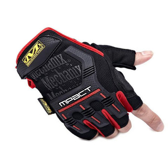Mechanix ถุงมือ ฟิตเนส ยกน้ำหนัก fitness weight lifting gloves (Red)