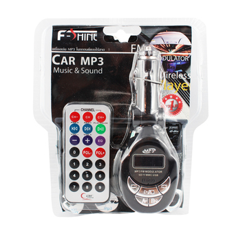 เอฟไชน์ MP3รถยนต์ดำAMP-02D