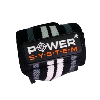 Landco POWER SYSTEM ผ้ารัด ข้อมือ ฟิตเนส Fitness Wrist Wrap 8x45 cm. GY-GY