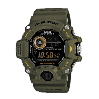 Casio G-Shock นาฬิกาข้อมือผู้ชาย สีเขียว สายเรซิ่น รุ่น GW-9400-3DR