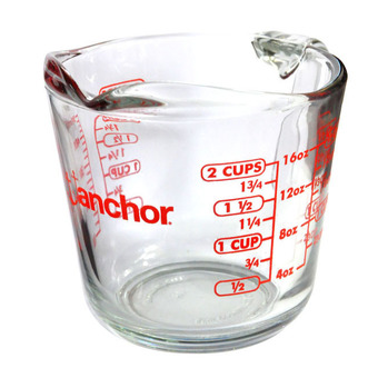 Anchor ถ้วยตวงแก้วขนาด16ออนซ์/500ml