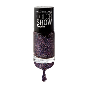 MAYBELLINE NEW YORK COLOR SHOW NAIL SEQUINS 845 FANTASTIC AMETHYST 6 ml