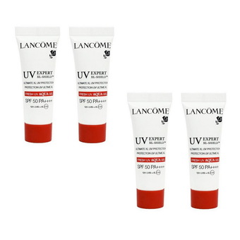 Lancome Expert Ultimate Fresh UV AQUA Gel SPF50 10 ml. (4 หลอด)