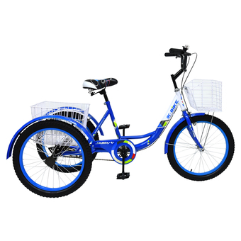 K-BIKE จักรยาน 3 ล้อ TRIKES 20" มีตะกร้าหน้า รุ่น TRICYCLE 20K56 (สีน้ำเงิน)"