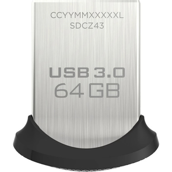 SANDISK FLASH DRIVE 64 GB. (SDCZ43_064G_GAM46)