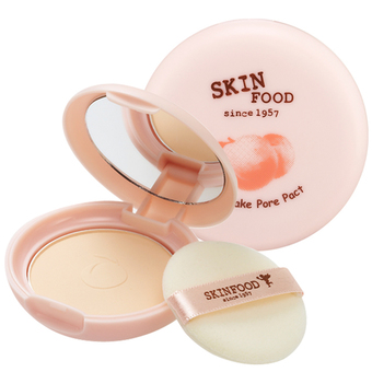 SkinFood Peach Sake Pore Pact แป้งสาเกแบบตลับ