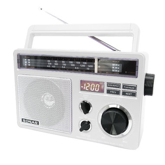 Sonar วิทยุ ทรานซิสเตอร์ แนวใหม่ รุ่น SP-103 - สีขาว