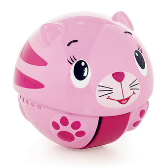 smartbabyandkid บอลชวนคลาน jollybaby Have a Ball Giggables(ลายแมวชมพู)