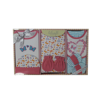 Lilsoft Baby Gift Set ชุดของขวัญ 7 ชิ้น - Pink