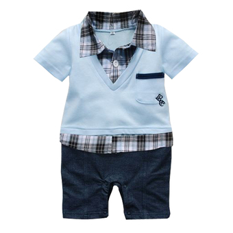 Toddler Baby Kids Boys Gentleman Bowknot Romper Jumpsuit Bodysuit Clothes Outfit