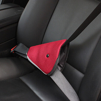 G2G ที่คาดเข็มขัดนิรภัยในรถยนต์สำหรับเด็ก สีแดง