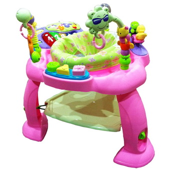 baby_kidsonline เก้าอี้กระโดดของเล่นรอบตัว - สีชมพู