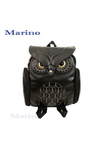 Marino กระเป๋า กระเป๋าสะพาย กระเป๋าเป้สะพายหลัง นกฮูก รุ่น 2011 - Black