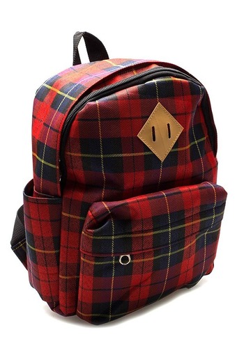 DM กระเป๋าเป้เด็ก Red Scottish Backpack (Red)