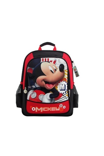 Disney กระเป๋าเป้15นิ้ว Mickey Mouse 61815 (สีดำ/แดง)