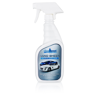 CleanBoost NANO SHEEN น้ำยาทำความสะอาดรถโดยไม่ต้องใช้น้ำ ขนาด 500 ml.
