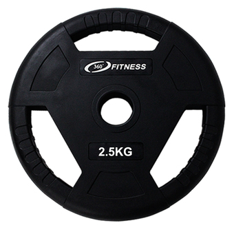 360 Ongsa Fitness แผ่นน้ำหนักโอลิมปิกหุ้มยาง น้ำหนัก - 2.5KG