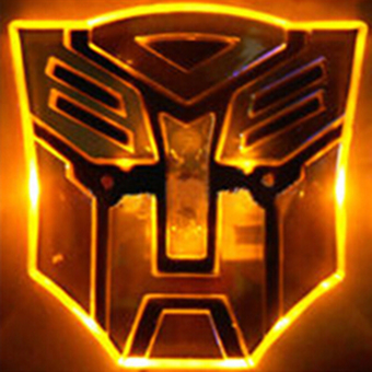 LED Transformers Autobot 3D Logo Emblem Badge Decal Car Sticker ร้านค้าดี ราคาถูกสุด - RanCaDee.com