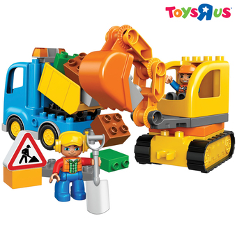 LEGO® DUPLO® Truck & Tracked Excavator 10812