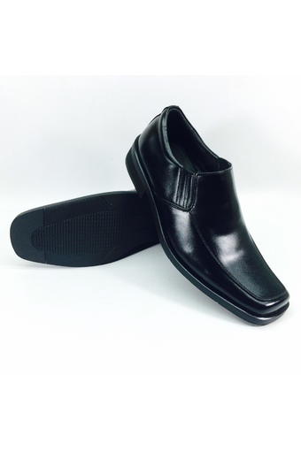 J CHOO รองเท้าคัดชูสหนังแท้ รองเท้าหนังแท้ แฟชั่น ผู้ชาย leather men shoes (สีดำ)