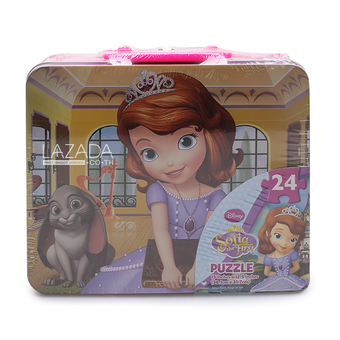 DISNEY SOFIA PUZZLE IN TIN WITH HANDLE