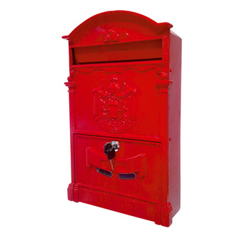 Play Boutique ตู้จดหมาย ตู้รับจดหมายเหล็ก สีแดง