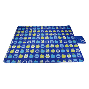 YODO Large Camping Mat Pad Water-Resistant Picnic Blanket Tote (200 x 200cm) - Apple Pattern